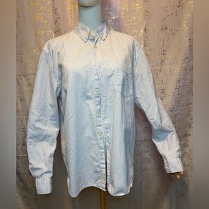 H&M Light Blue Casual Button-Down Shirt